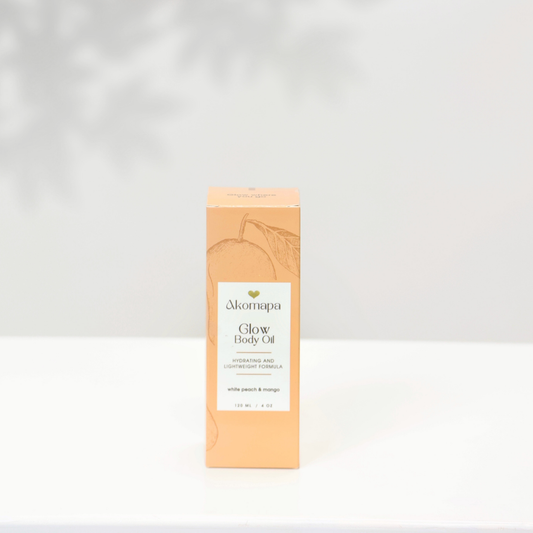 Glow Body Oil- White Peach & Mango